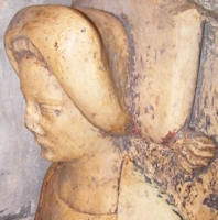 Kirklington - St Michael Elizabeth Musters wife of Alex Mowbray 1368